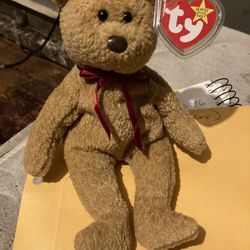 Curly the bear rare beanie baby