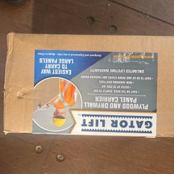 Plywood and drywall panel carrier