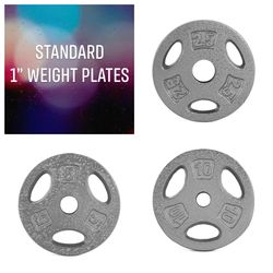 1” STANDARD WEIGHT PLATES