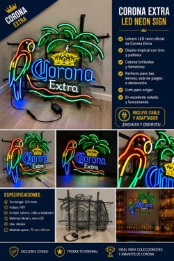 Corona LED Neon Bar Sign