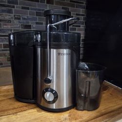 Tescook Juicer – Fresh Juice Maker, Stainless Steel 🍹
