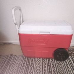 Wheeled Coleman Cooler