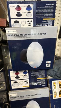 Aero BLUE Full Moon Rear axle Covers