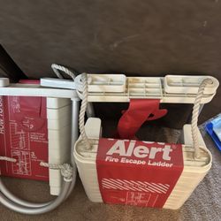 2 FIRE ESCAPE LADDERS at Least 2 Stories, Maybe 3. $22 Each .