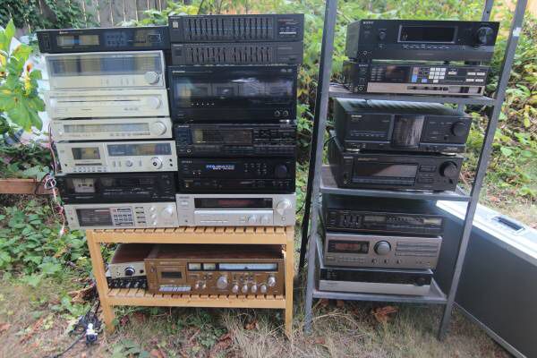 Stereo receivers, tuners, decks, EQs, and more!
