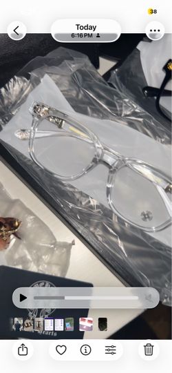 Chrome Hearts Clear Frame Eyeglasses