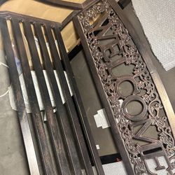 Bronze Medal  Welcome Patio Bench 