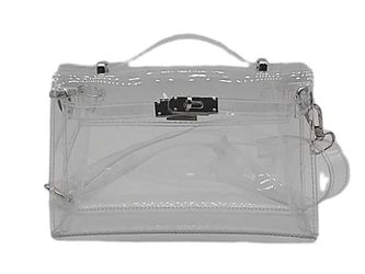Clear Stadium Inspired Kelly Multi-color Purse / Handbag Kb1209oxmia