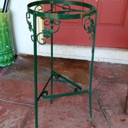 Wrought Iron Water Dispenser/Plant Stand 
