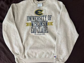 University of Wisconsin Eau Claire Blugolds Champion Brand Crewneck
