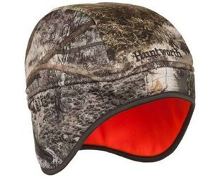 Huntworth Mens Beanie Victor Reversible Camo / blaze
