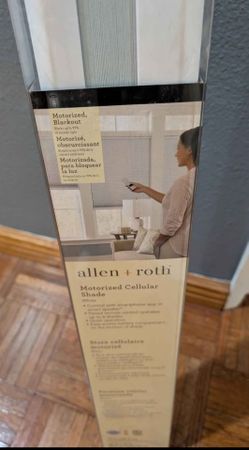 New White Motorized Cellular Shade/blind