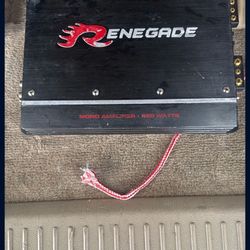 Renagade 850w Mono Amp Subwoofer Amplifier 