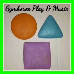 (3) Soft Rubber Gymboree Toy Set