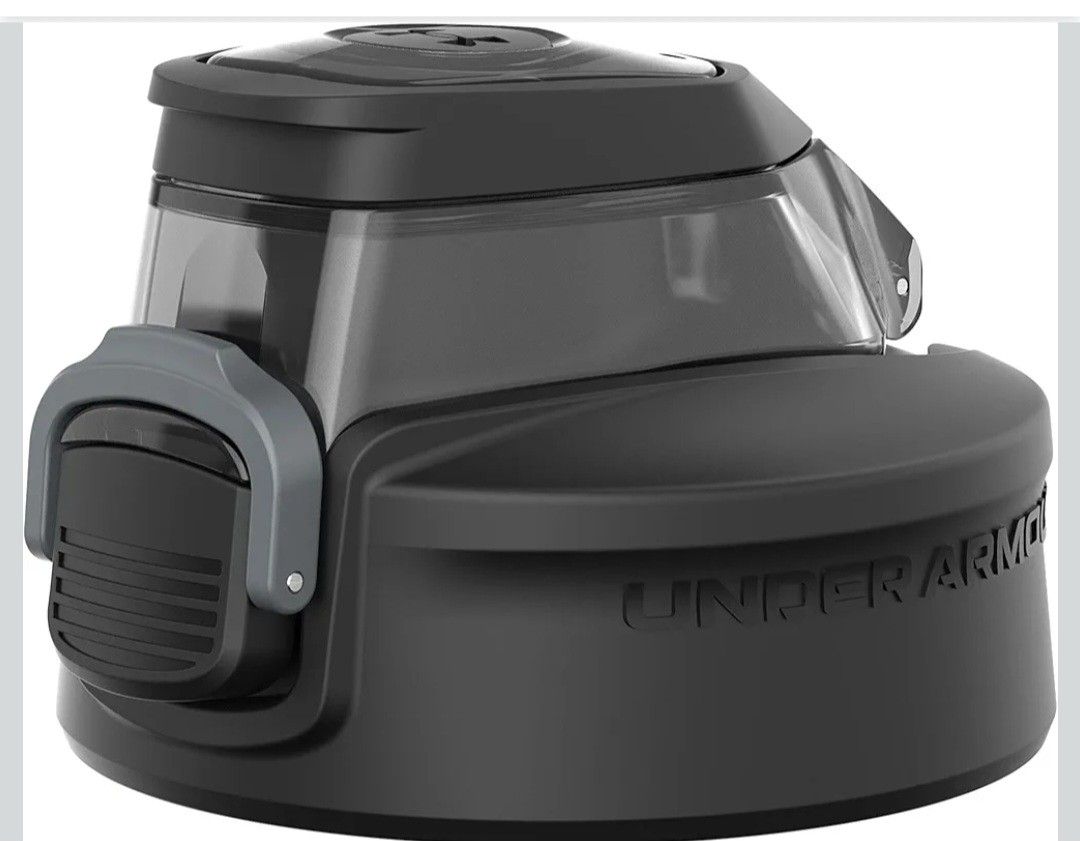 Under Armour Replacement Rise Lid, Black, Compatible Water Bottle Accessory