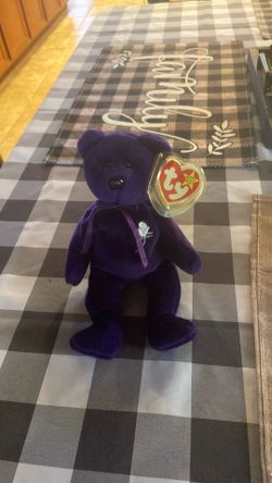 Princess Diana beanie baby bear