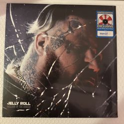 Jelly Roll - Ballads Of The Broken NEW Sealed Red & White Burst Vinyl LP Album