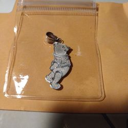 Vtg Winnie The Pooh Pendant/Charm