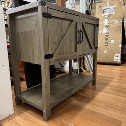 Farmhouse Coffee Bar Cabinet