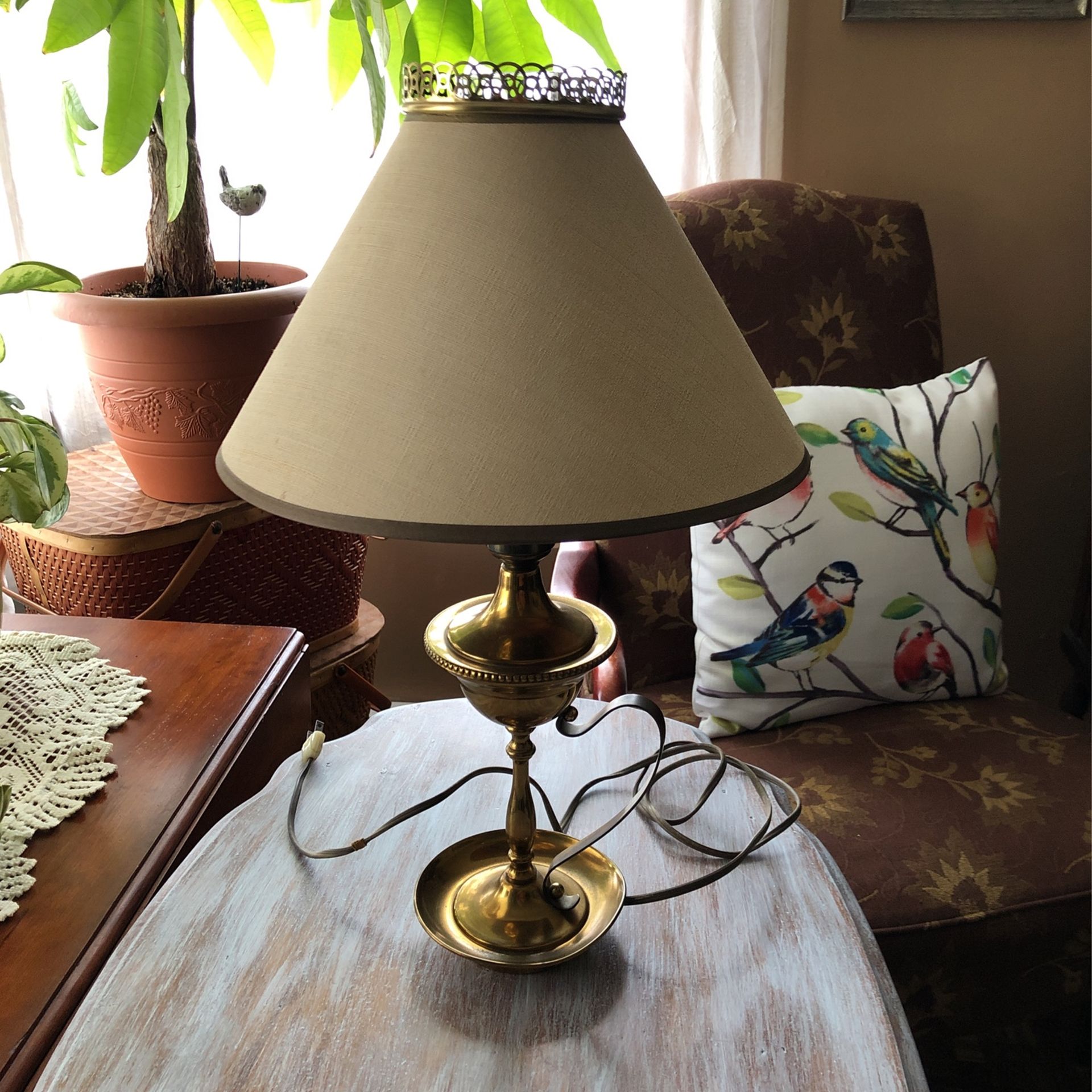 Antique Brass Lamp