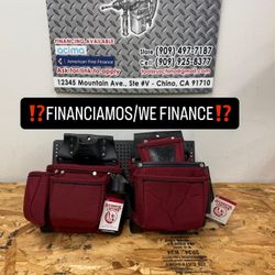 OCCIDENTAL LEATHER R8080DB OxyLights Framer Set Red/BLK(POUCHES ONLY)**(FINANCIAMOS/WE FINANCE)**