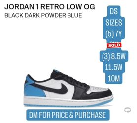 DS JORDAN 1 LOW POWDER BLUE