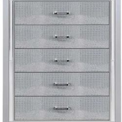 Grey/Silver With Mirror Panels 