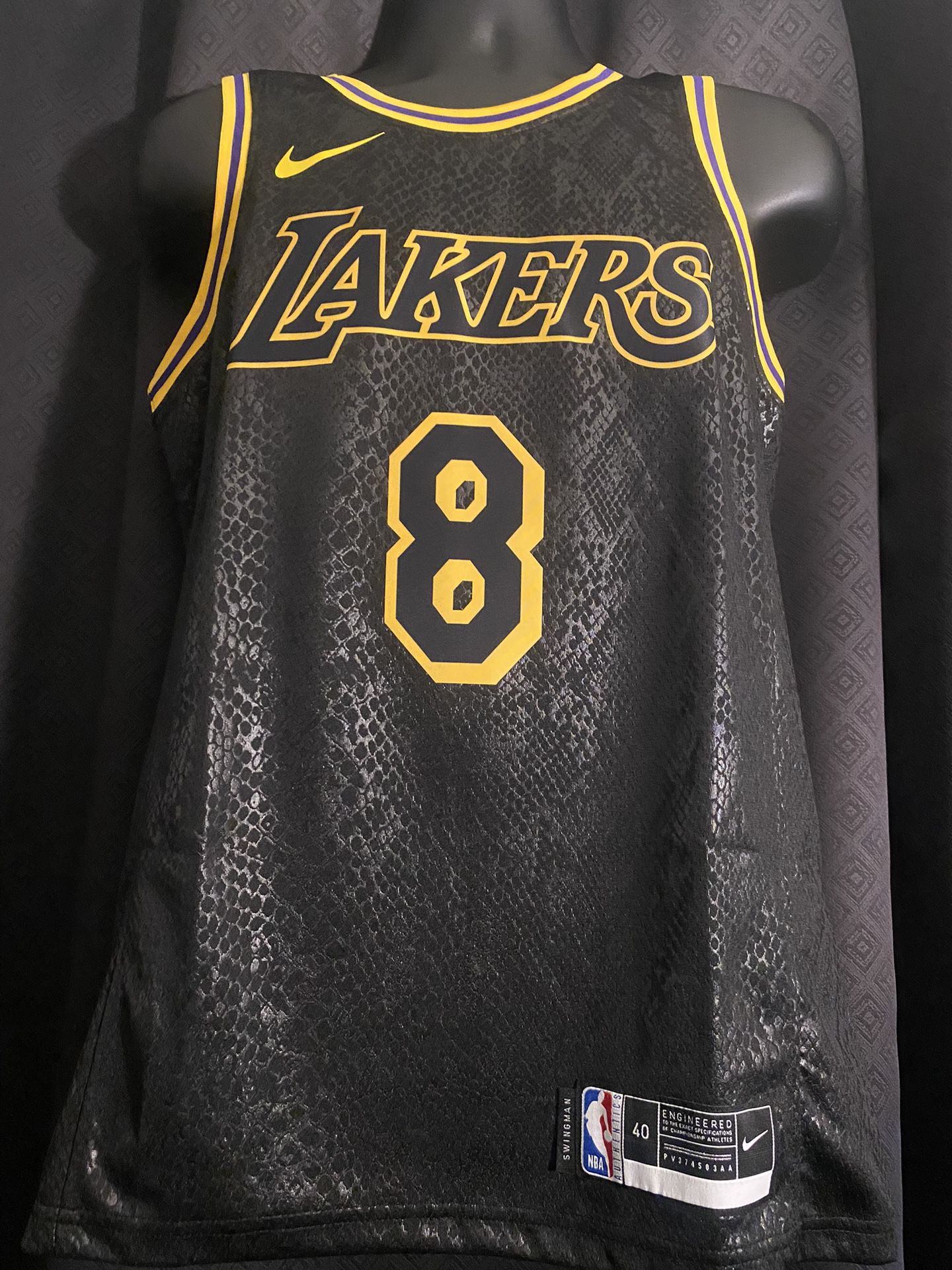2023 2024 Men's Los Angeles Lakers Kobe Bryant #8 Nike City Edition Mamba