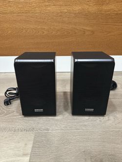 Samsung Harman/Kardon PS-SQ90 Wireless Satellite Rear Speaker Pair Set ~ Tested