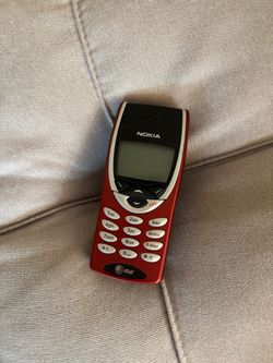 Nokia 8260 AT&T Red Cell Phone