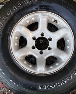 Alloy wheel, rim, 6 lugs, 265/75/R16