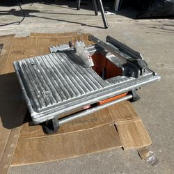 6.5-Amp 7 in. Blade Corded Rigid Table Top Wet Tile Saw