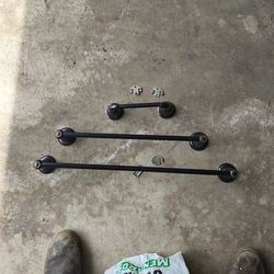 Bathroom towel rack set