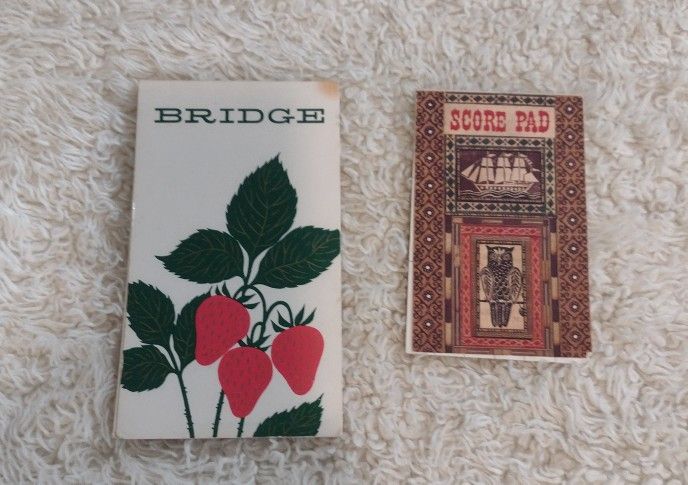 Vintage Bridge Score Pads