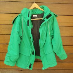 Balenciaga Runway Swing Parka Coat Jacket Women's Small Medium 