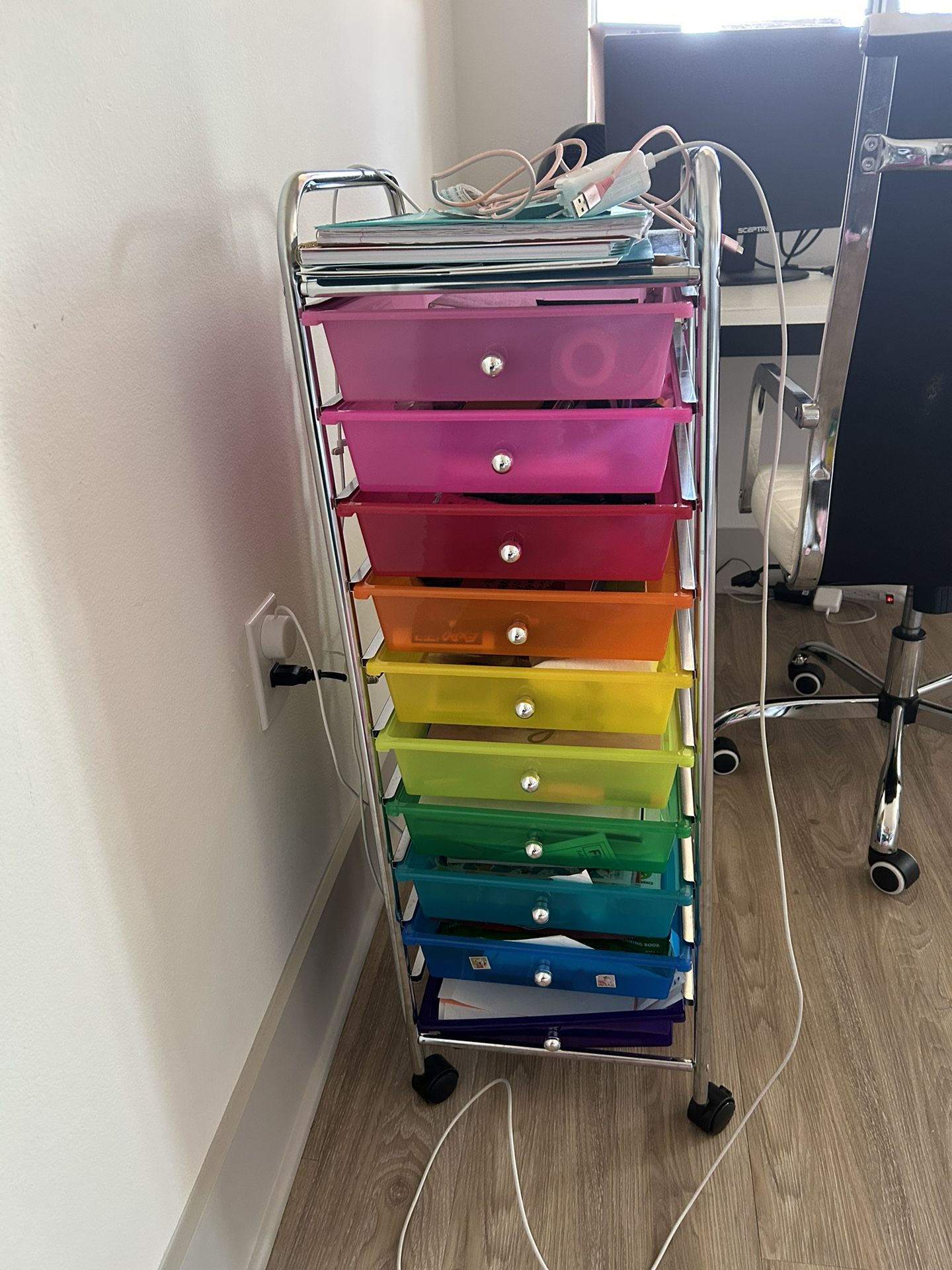Plastic Colored Drawers