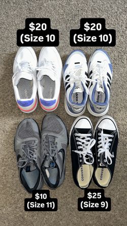 Shoes For Sale (See Picture & Description)