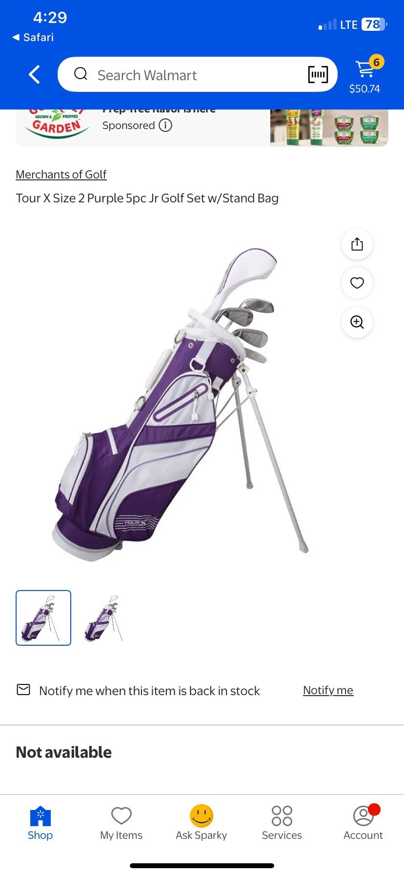 Girls Golf Club Set!!