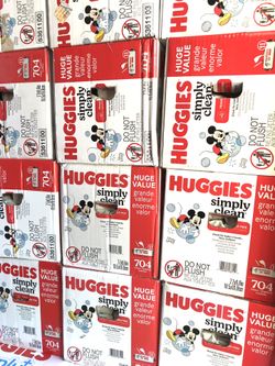 Huggies Simply 704 Wipes