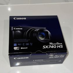Shipping only Canon PowerShot SX740 HS (Silver) – Brand New, Never Opened