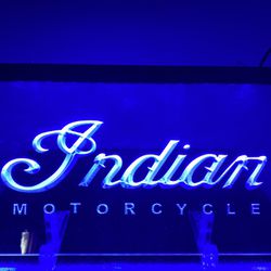 Indian Motorcycle LED Sign (8”x12”) 