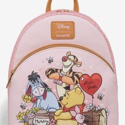 Loungefly Disney Winnie The Pooh Valentine Mini Backpack 