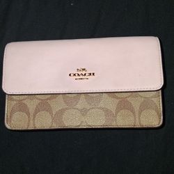 Coach Crossbody Foldover Wristlet