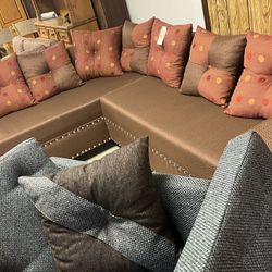 50 sectionals in stock ready to go this one is 799 Brand New