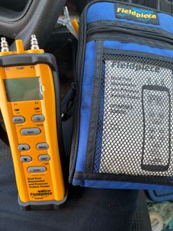 Fieldpiece dual port manometer and pressure switch tester and carbon monoxide tester