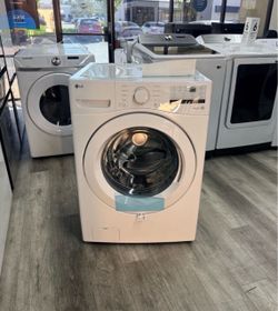 LG 4.5 Cu Ft Smart Stackable Front Load Washer - White ‼️