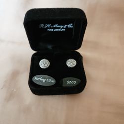 R.H. Macy & Co. Diamond  Studs 1/10 CT. t.w.