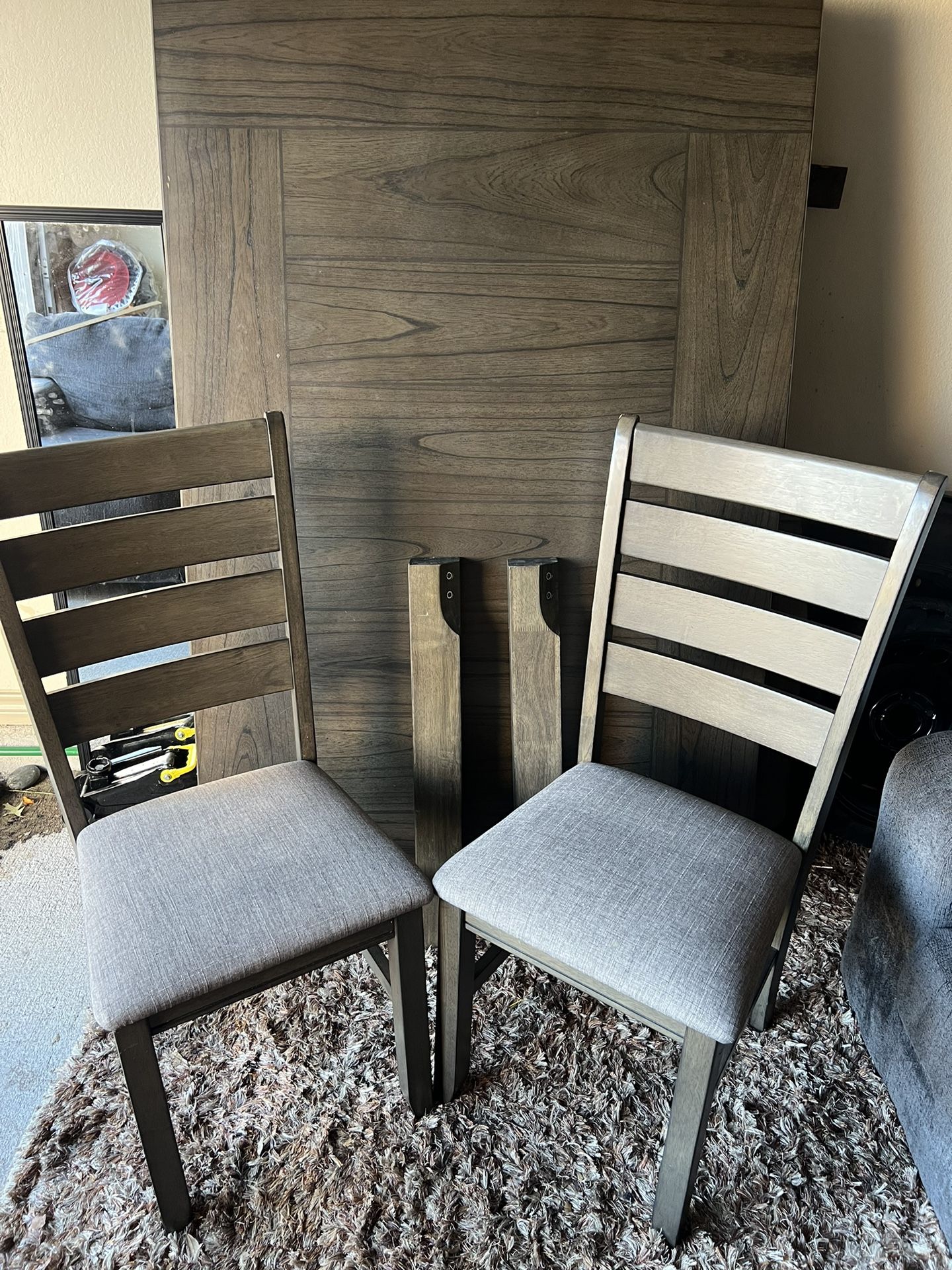 Solid Wood Used Dining table Set