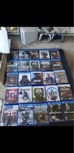 2025 Playstation 5 Slim 2nd Edition PS5 Slim disc version & No Games & 1 Controller. $440! Is Clean PSN 👌.  $40! Extra control $30! Per game can be t