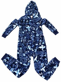 *New With Tag* Kids Plush Hooded PJ Onesie